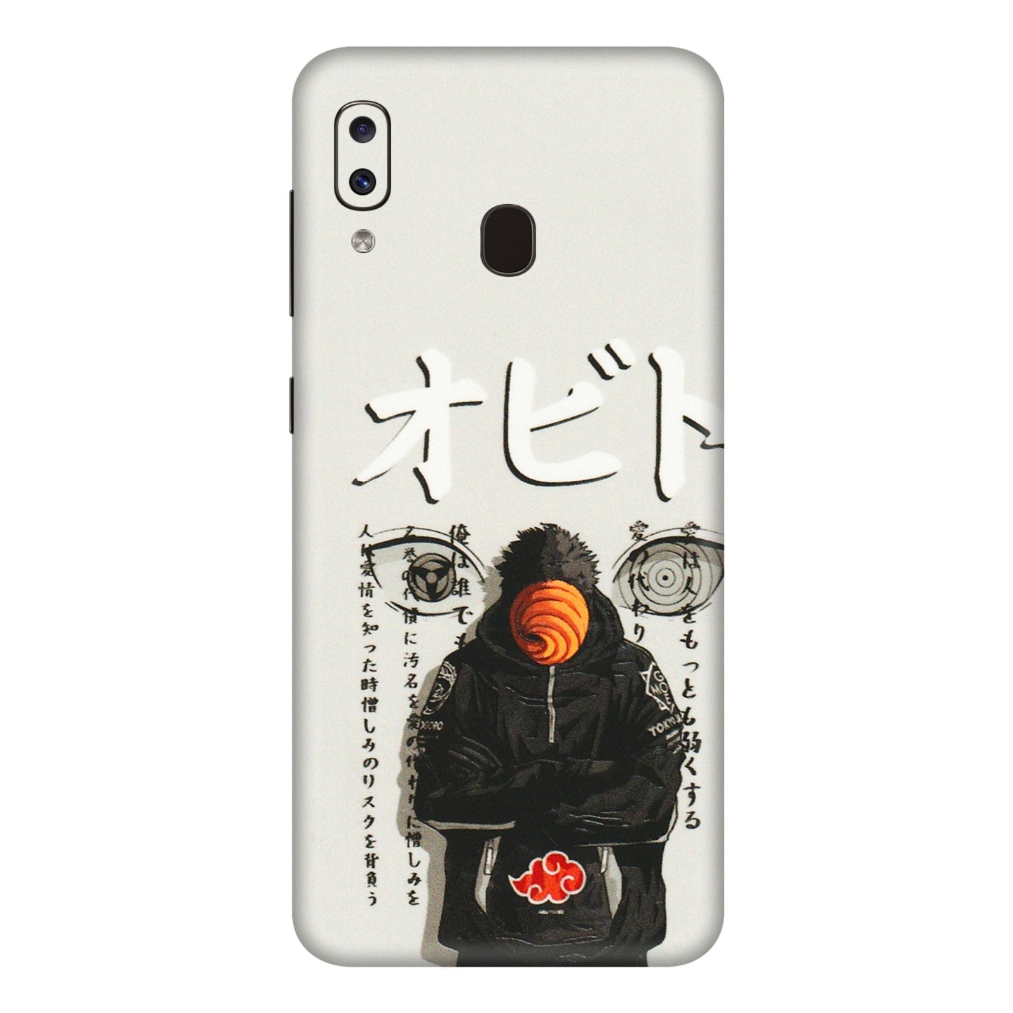 Samsung A/S Series Phone Skins (All Models) - Obito Anime Eye - 3D Embossed Finish (L-19) Samsung Galaxy A20E