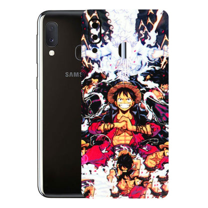Samsung A/S Series Phone Skins (All Models) - Luffy Anime Character - 3D Embossed Finish (L-203) Samsung Galaxy A20E