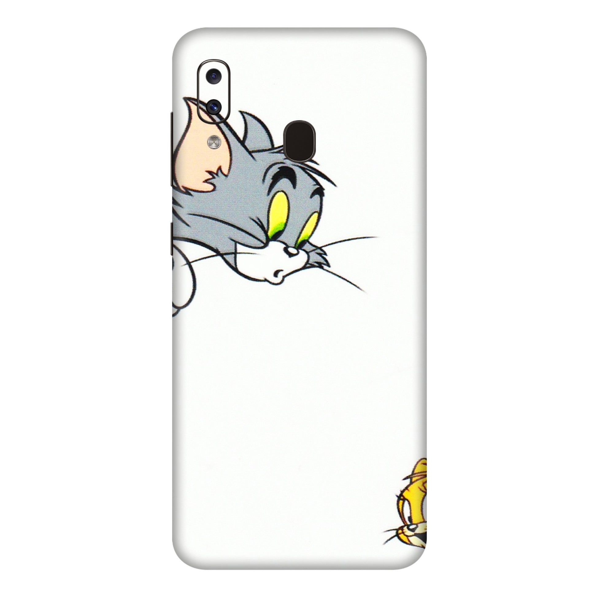 Samsung A/S Series Phone Skins (All Models) - Cute Tom And Jerry - 3D Embossed Finish (L-220) Samsung Galaxy A20E
