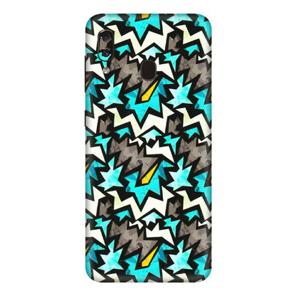 Samsung A/S Series Phone Skins (All Models) - Funky Zig Zag - 3D Embossed Finish (L-223) Samsung Galaxy A20E