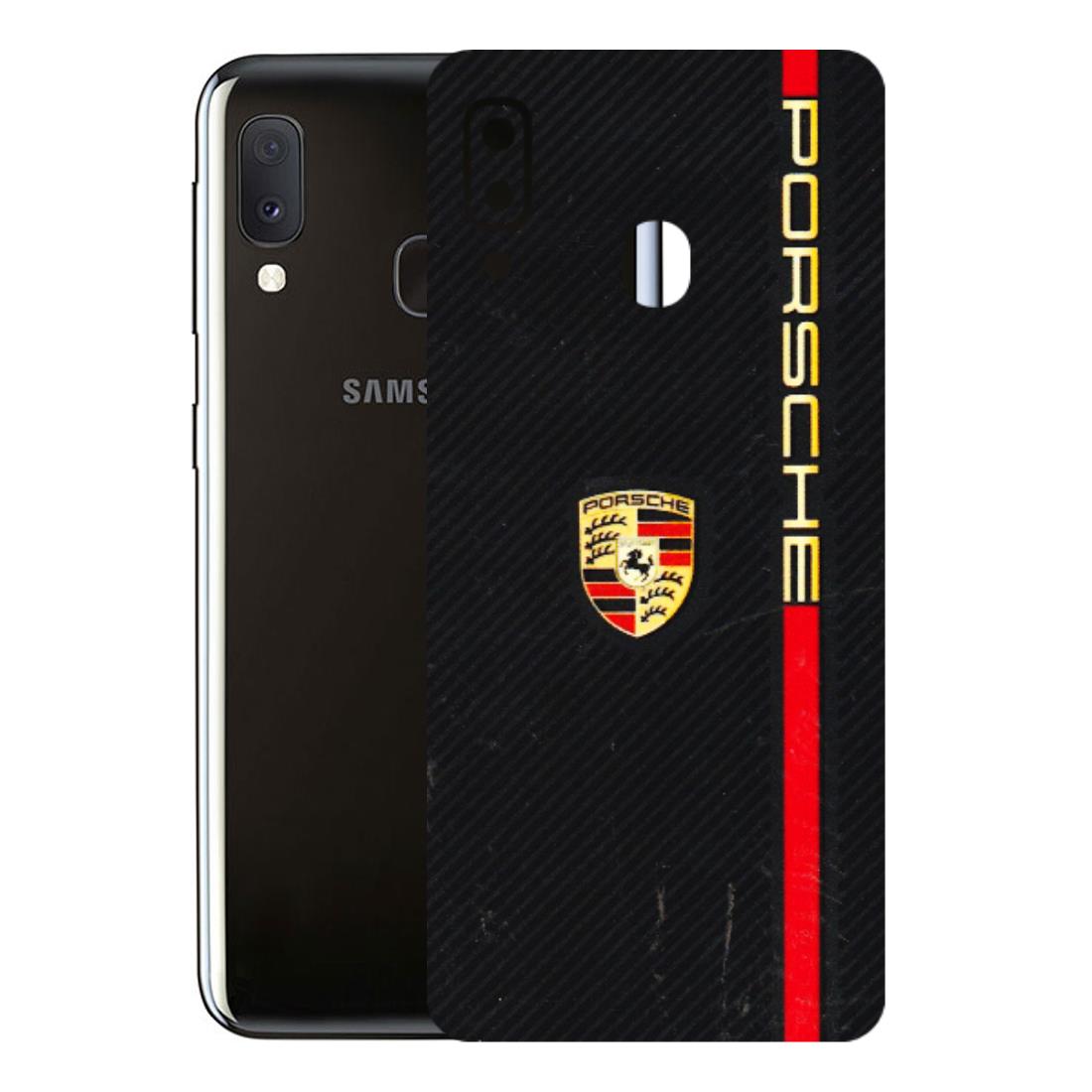 Samsung A/S Series Phone Skins (All Models) - Premium Porsche - 3D Embossed Finish (L-225) Samsung Galaxy A20E