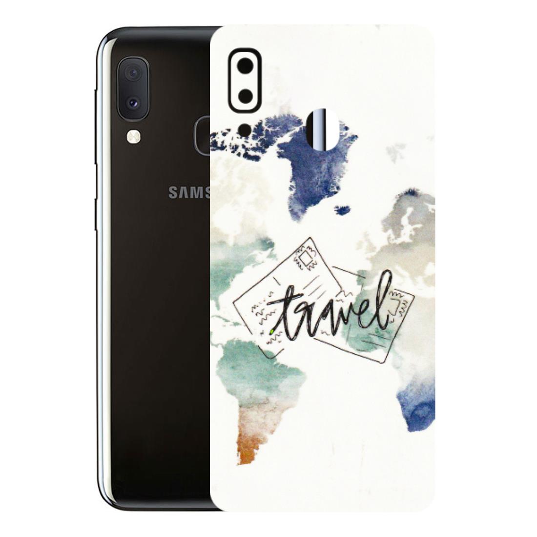 Samsung A/S Series Phone Skins (All Models) - Travel The World - 3D Embossed Finish (L-232) Samsung Galaxy A20E