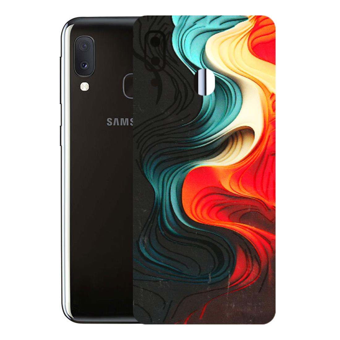 Samsung A/S Series Phone Skins (All Models) - The Silky Swirl - 3D Embossed Finish (L-240) Samsung Galaxy A20E