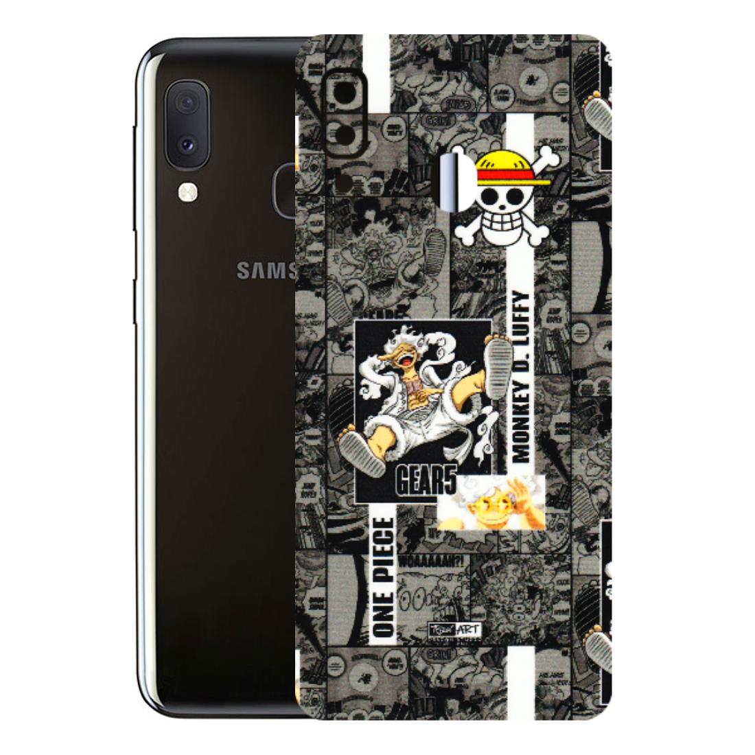 Samsung A/S Series Phone Skins (All Models) - Cuffy Anime MonkeyCamic - 3D Embossed Finish (L-242) Samsung Galaxy A20E