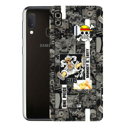Samsung A/S Series Phone Skins (All Models) - Cuffy Anime MonkeyCamic - 3D Embossed Finish (L-242) Samsung Galaxy A20E