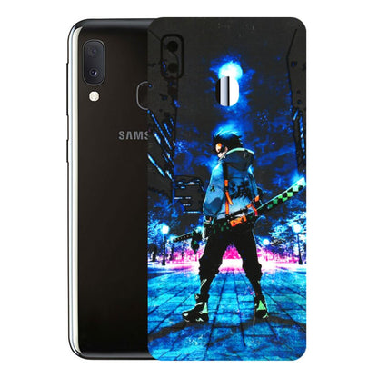 Samsung A/S Series Phone Skins (All Models) - Demon Slayer Sword - 3D Embossed Finish (L-247) Samsung Galaxy A20E