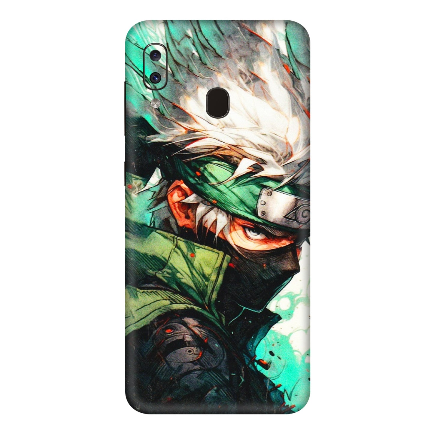 Samsung A/S Series Phone Skins (All Models) - Kakashi Side Profile - 3D Embossed Finish (L-249) Samsung Galaxy A20E