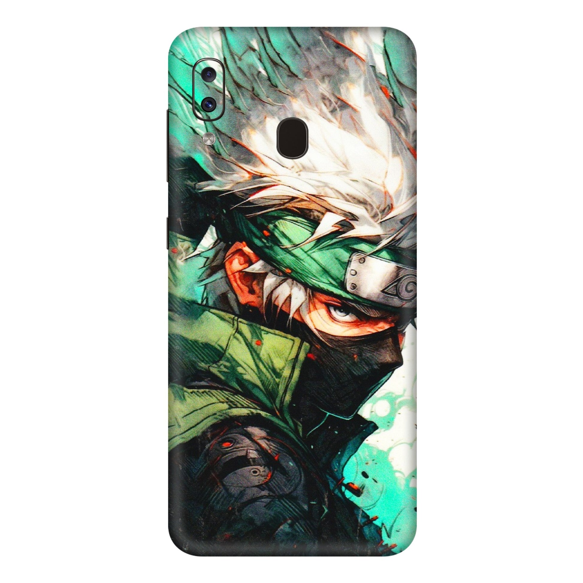 Samsung A/S Series Phone Skins (All Models) - Kakashi Side Profile - 3D Embossed Finish (L-249) Samsung Galaxy A20E