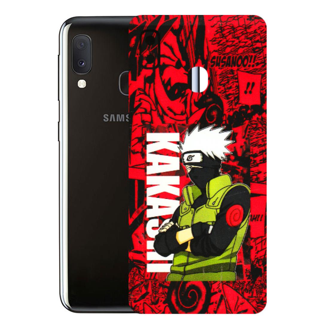 Samsung A/S Series Phone Skins (All Models) - Kakashi Red Anime - 3D Embossed Finish (L-251) Samsung Galaxy A20E
