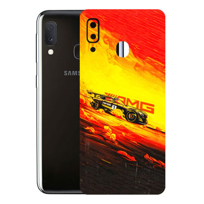 Samsung A/S Series Phone Skins (All Models) - AMG Car Speed Cover - 3D Embossed Finish (L-256) Samsung Galaxy A20E