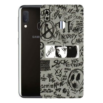 Samsung A/S Series Phone Skins (All Models) - Never Have Love Anime - 3D Embossed Finish (L-260) Samsung Galaxy A20E