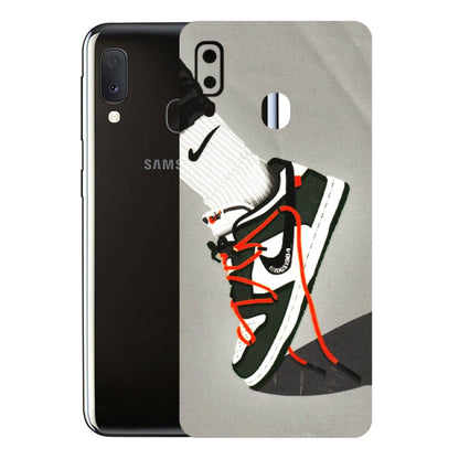 Samsung A/S Series Phone Skins (All Models) - New Grey Sneaker - 3D Embossed Finish (L-261) Samsung Galaxy A20E