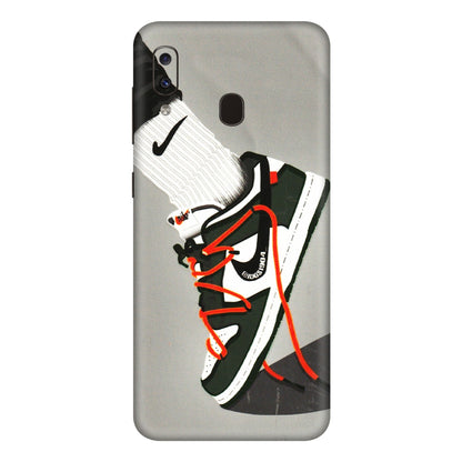 Samsung A/S Series Phone Skins (All Models) - New Grey Sneaker - 3D Embossed Finish (L-261) Samsung Galaxy A20E