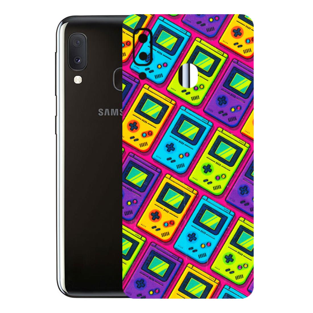 Samsung A/S Series Phone Skins (All Models) - Gameboy Colourful - 3D Embossed Finish (L-266) Samsung Galaxy A20E