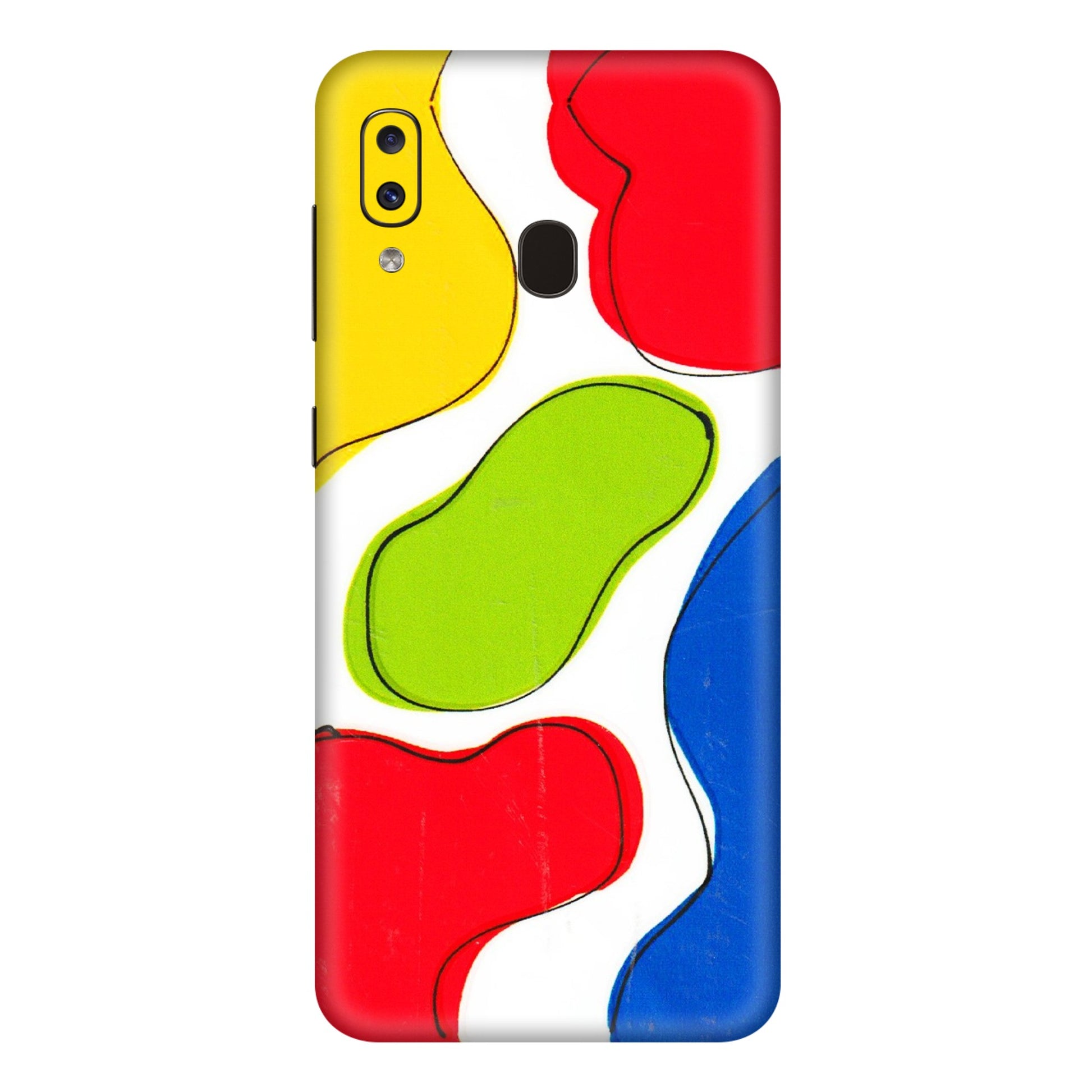 Samsung A/S Series Phone Skins (All Models) - RGB Colour Paint - 3D Embossed Finish (L-284) Samsung Galaxy A20E