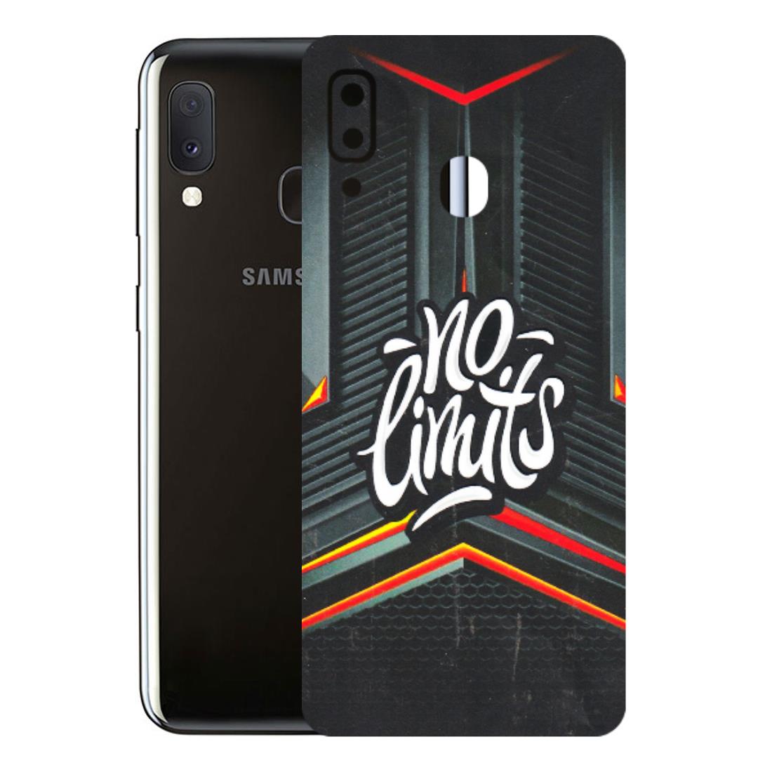 Samsung A/S Series Phone Skins (All Models) - No Limits - 3D Embossed Finish (L-286) Samsung Galaxy A20E