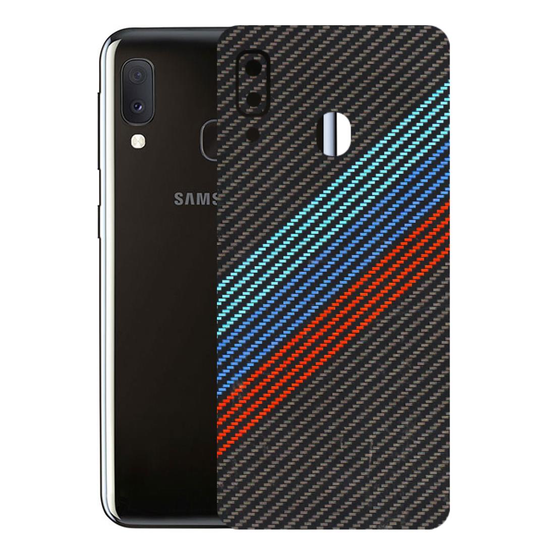 Samsung A/S Series Phone Skins (All Models) - Carbon BM - 3D Embossed Finish (L-302) Samsung Galaxy A20E