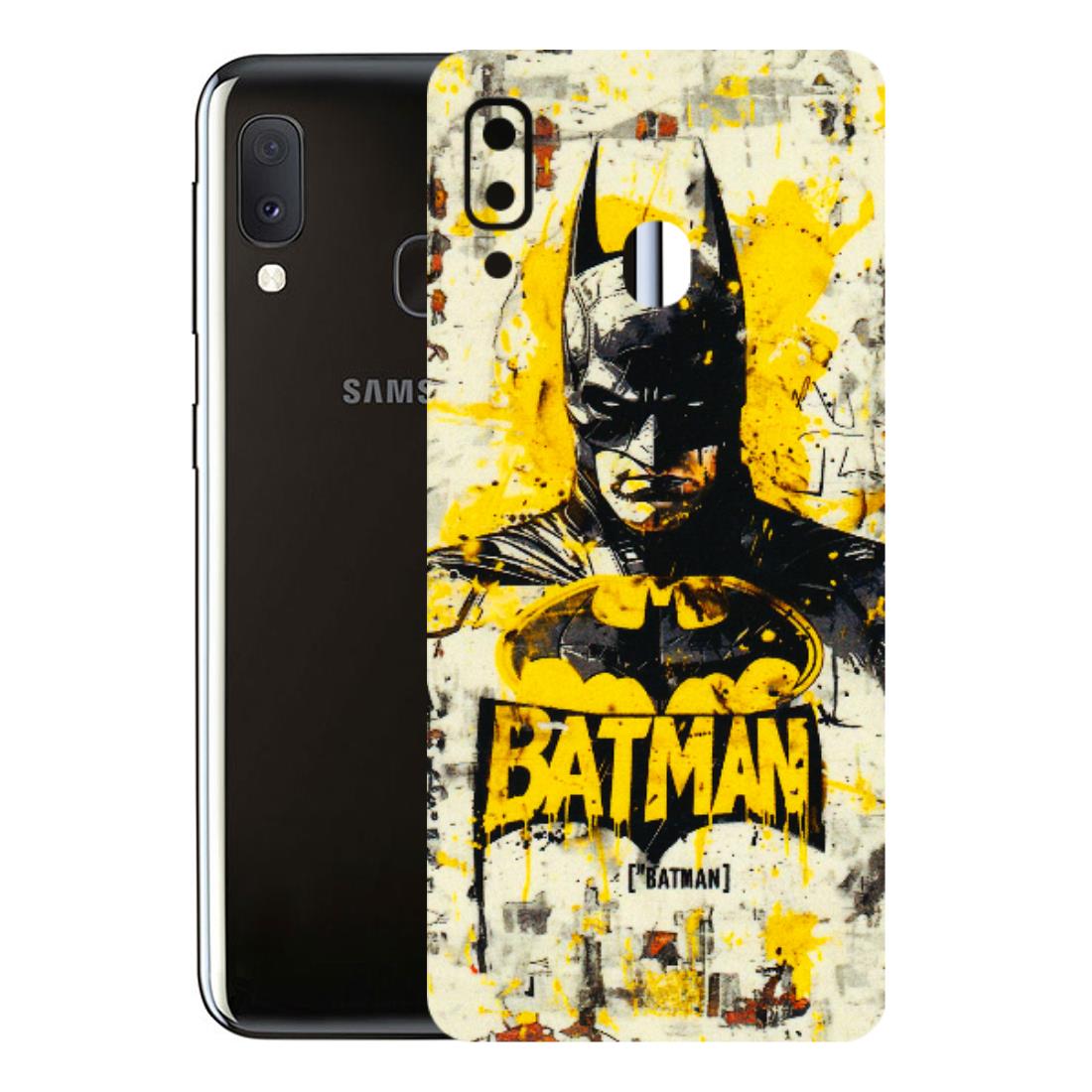 Samsung A/S Series Phone Skins (All Models) - Batman Yellow BT - 3D Embossed Finish (L-304) Samsung Galaxy A20E