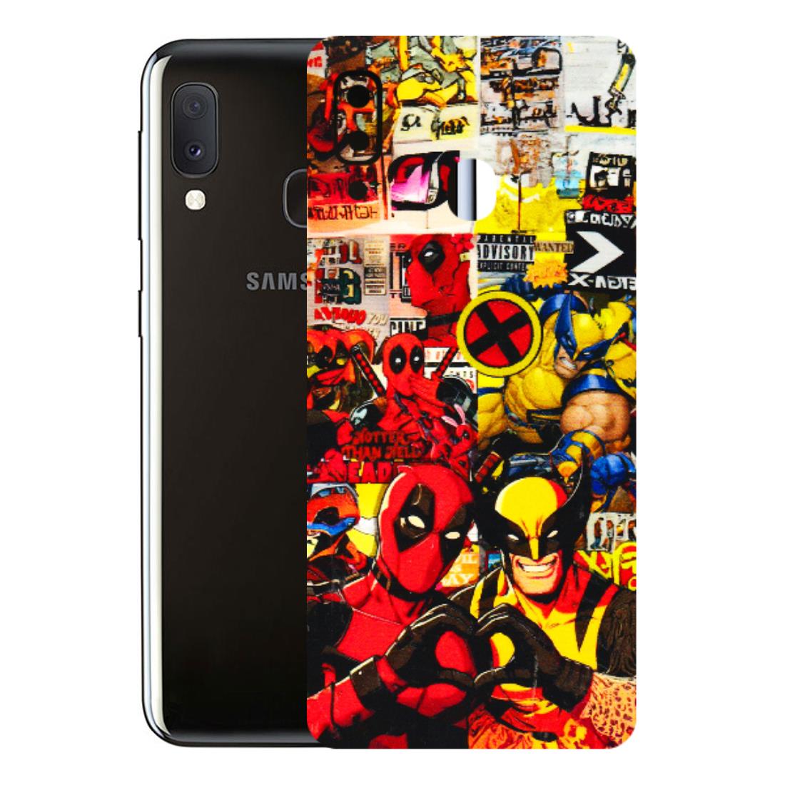 Samsung A/S Series Phone Skins (All Models) - Spidy Wolverine - 3D Embossed Finish (L-310) Samsung Galaxy A20E