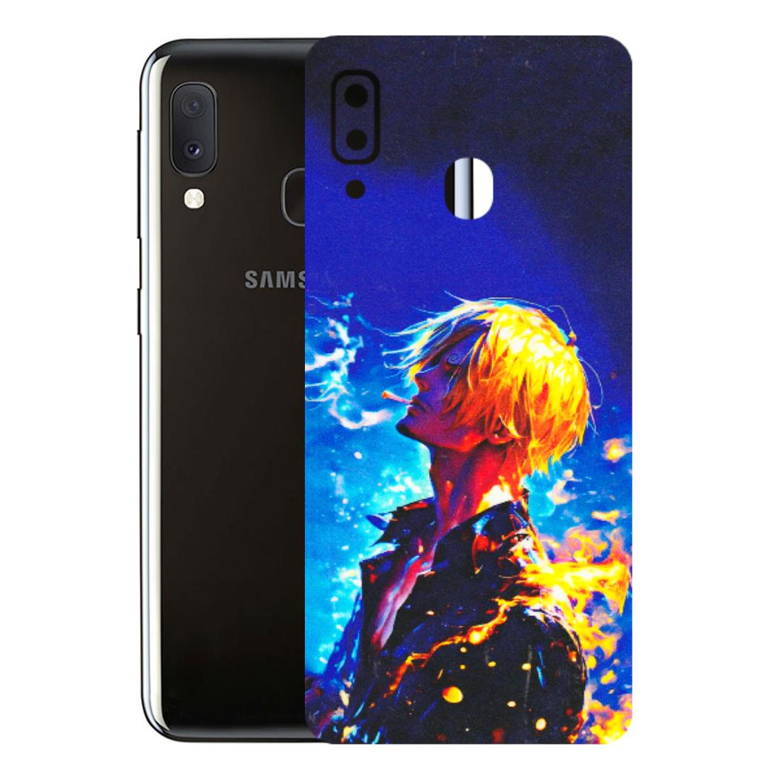 Samsung A/S Series Phone Skins (All Models) - Sanji Vinsmoke One Piece - 3D Embossed Finish (L-319) Samsung Galaxy A20E