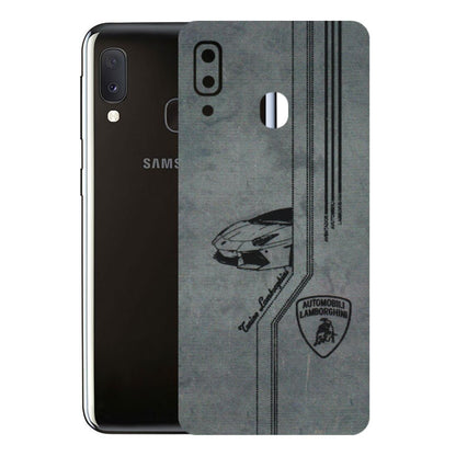 Samsung A/S Series Phone Skins (All Models) - New Lamborgini Aventador - 3D Embossed Finish (L-321) Samsung Galaxy A20E