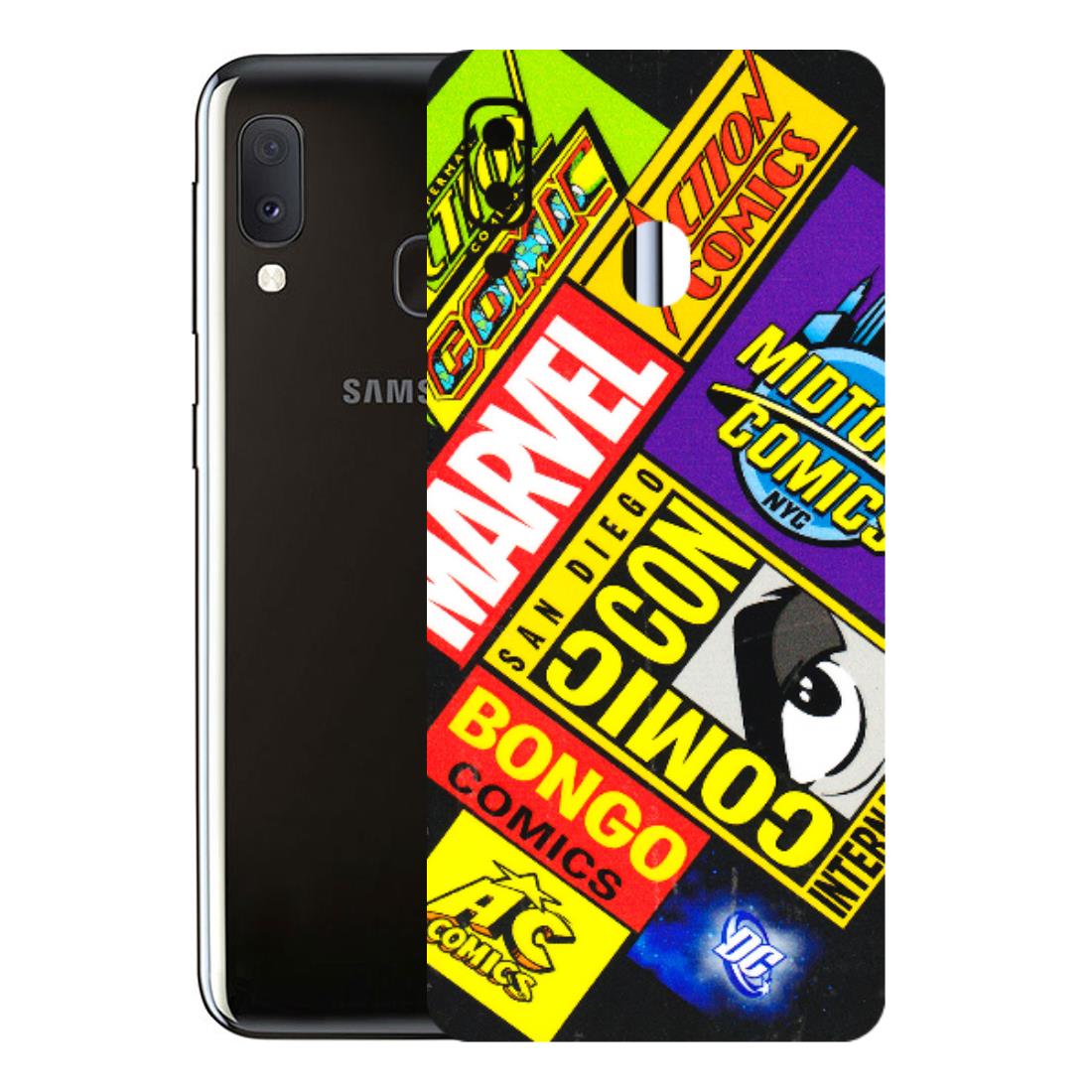 Samsung A/S Series Phone Skins (All Models) - Bongo Comic Con - 3D Embossed Finish (L-325) Samsung Galaxy A20E