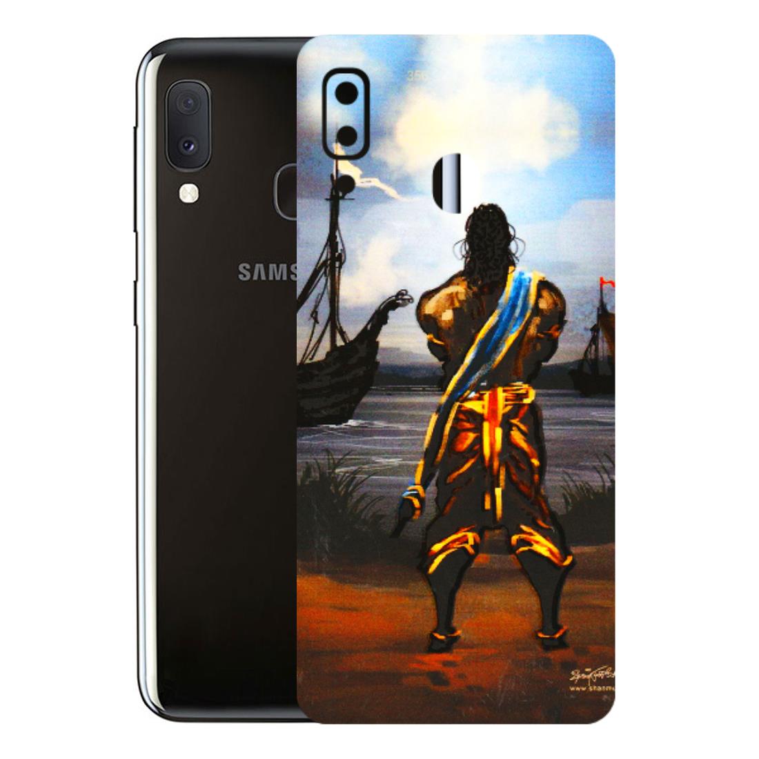 Samsung A/S Series Phone Skins (All Models) - Heavenly God Figure - 3D Embossed Finish (L-34) Samsung Galaxy A20E