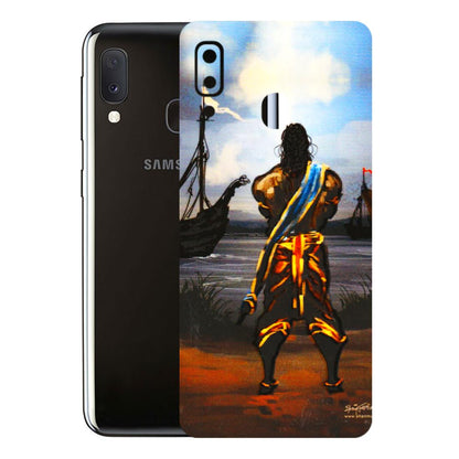 Samsung A/S Series Phone Skins (All Models) - Heavenly God Figure - 3D Embossed Finish (L-34) Samsung Galaxy A20E