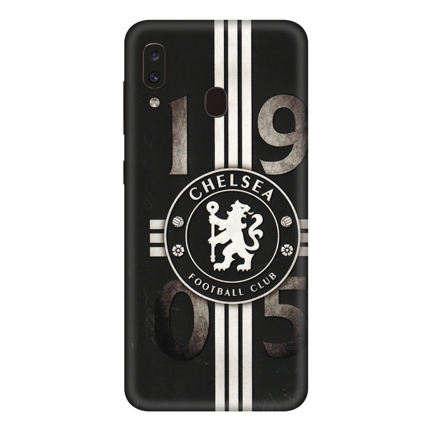 Samsung A/S Series Phone Skins (All Models) - Chelsea Fan Club - 3D Embossed Finish (L-36) Samsung Galaxy A20E