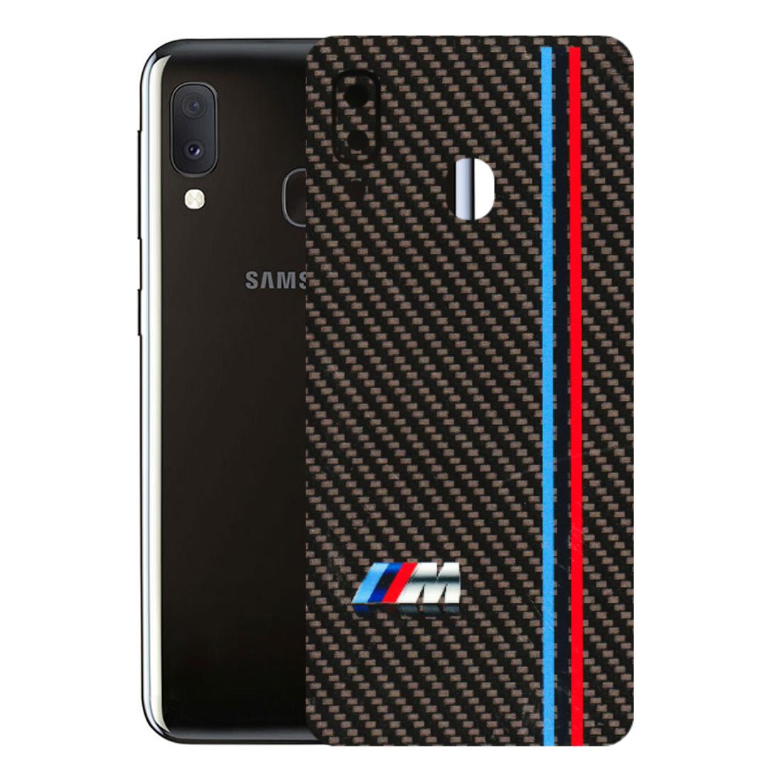 Samsung A/S Series Phone Skins (All Models) - BM Carbon Fiber Feels - 3D Embossed Finish (L-38) Samsung Galaxy A20E