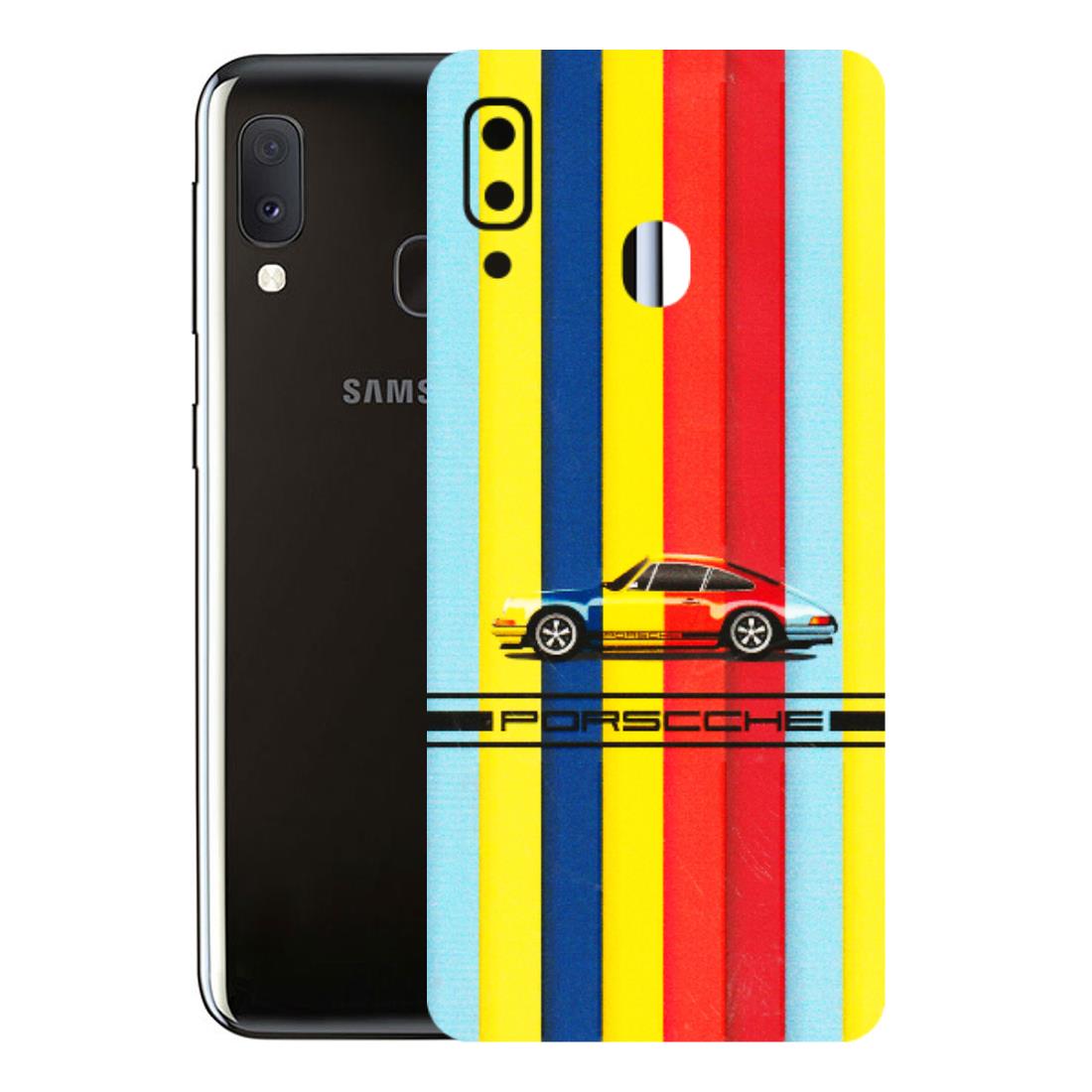 Samsung A/S Series Phone Skins (All Models) - Multicolour Porche - 3D Embossed Finish (L-39) Samsung Galaxy A20E