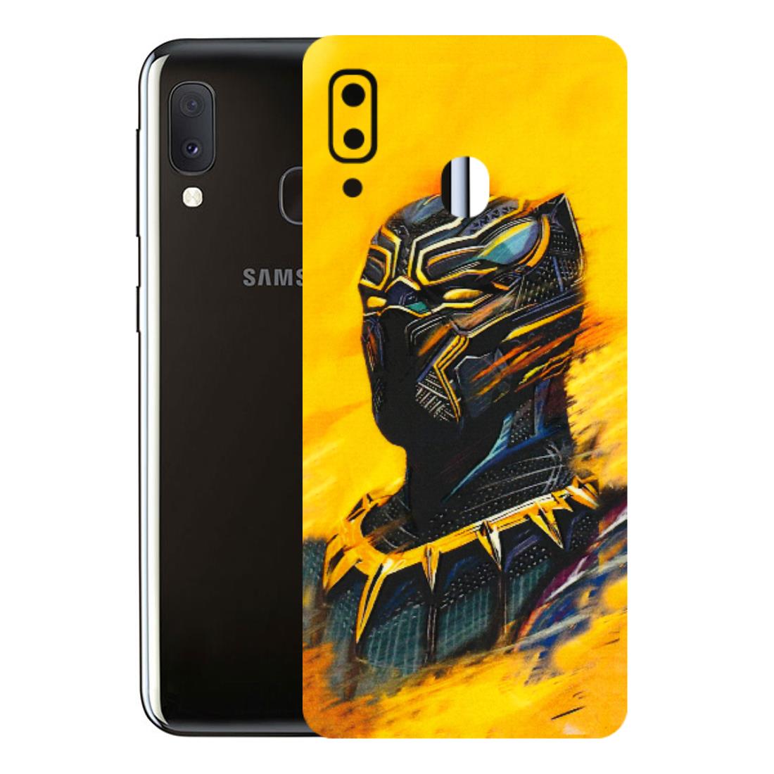 Samsung A/S Series Phone Skins (All Models) - Yellow Panther - 3D Embossed Finish (L-54) Samsung Galaxy A20E