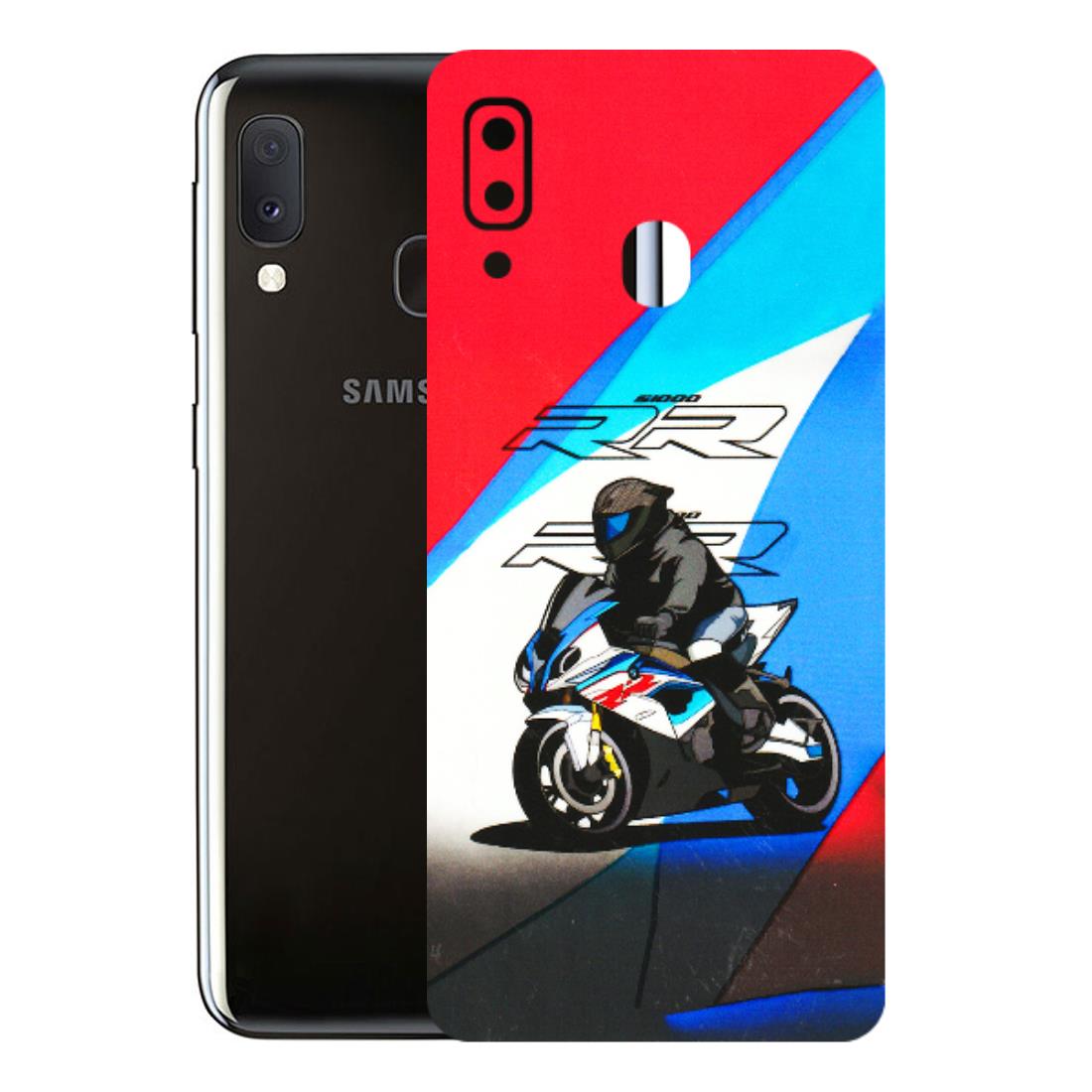Samsung A/S Series Phone Skins (All Models) - Bikers Love - 3D Embossed Finish (L-58) Samsung Galaxy A20E