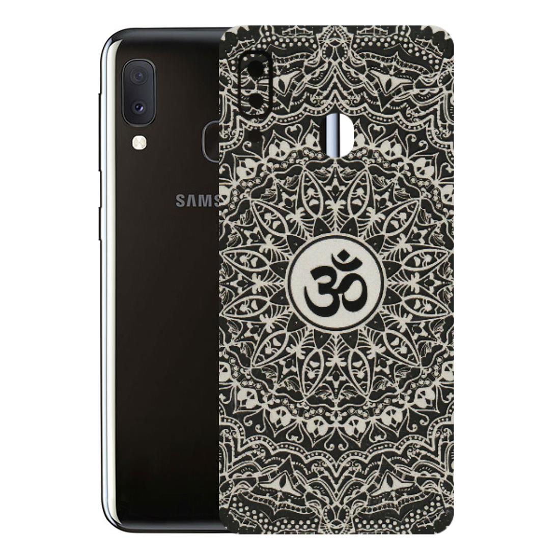 Samsung A/S Series Phone Skins (All Models) - Aum Elegant Mandala - 3D Embossed Finish (L-62) Samsung Galaxy A20E