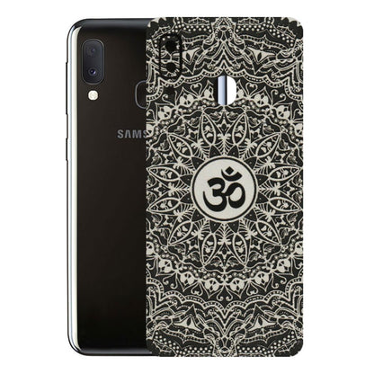 Samsung A/S Series Phone Skins (All Models) - Aum Elegant Mandala - 3D Embossed Finish (L-62) Samsung Galaxy A20E