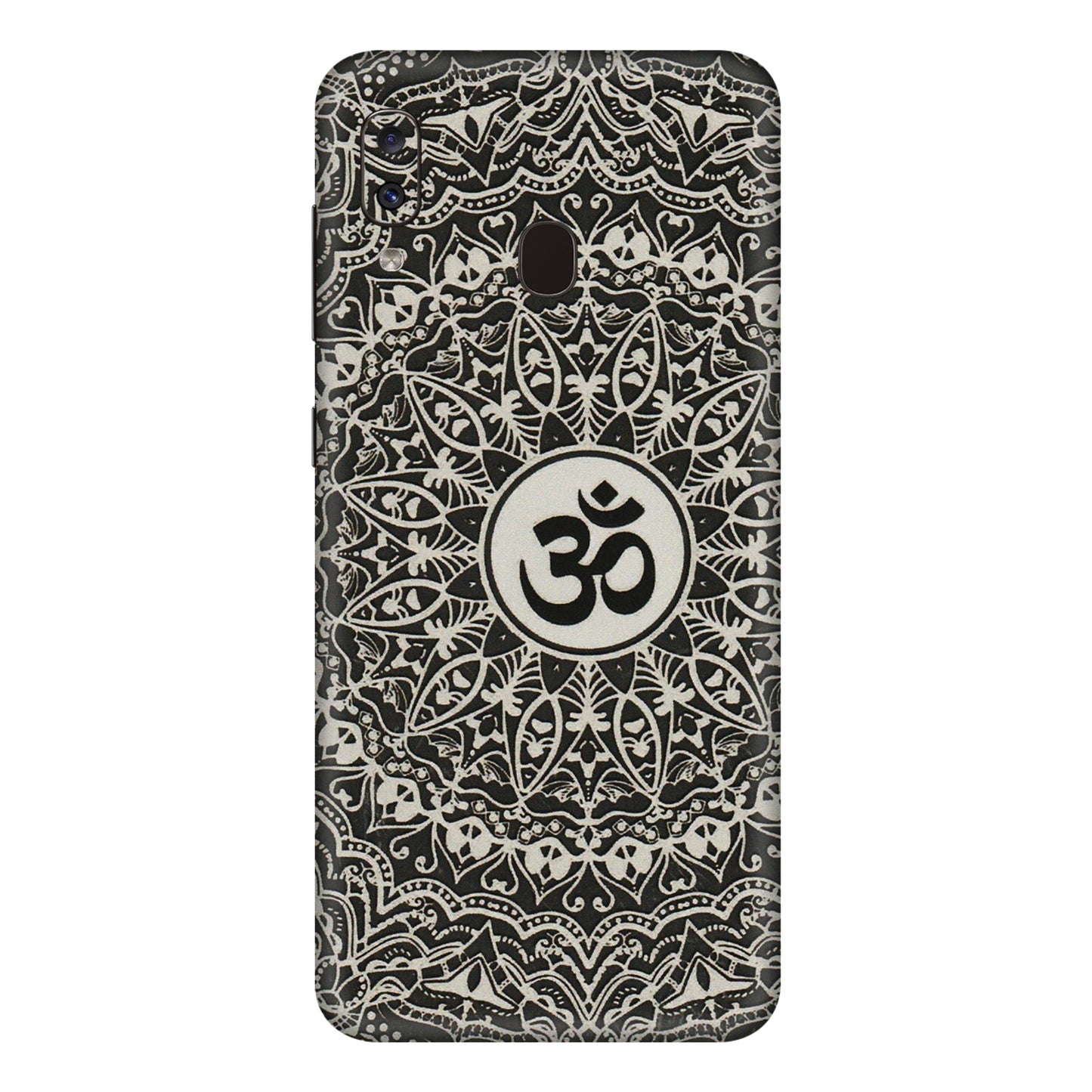 Samsung A/S Series Phone Skins (All Models) - Aum Elegant Mandala - 3D Embossed Finish (L-62) Samsung Galaxy A20E