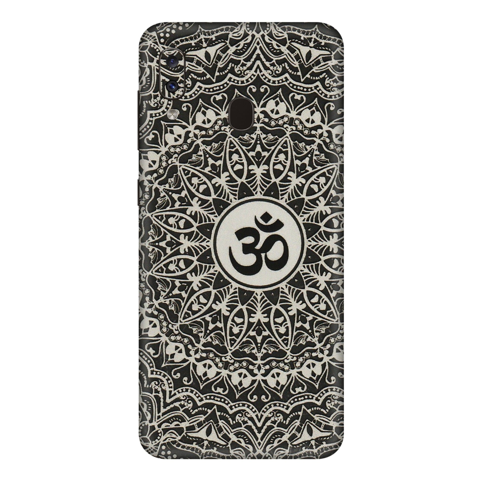 Samsung A/S Series Phone Skins (All Models) - Aum Elegant Mandala - 3D Embossed Finish (L-62) Samsung Galaxy A20E