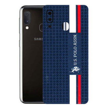 Samsung A/S Series Phone Skins (All Models) - US POLO Designer Brand - 3D Embossed Finish (L-65) Samsung Galaxy A20E