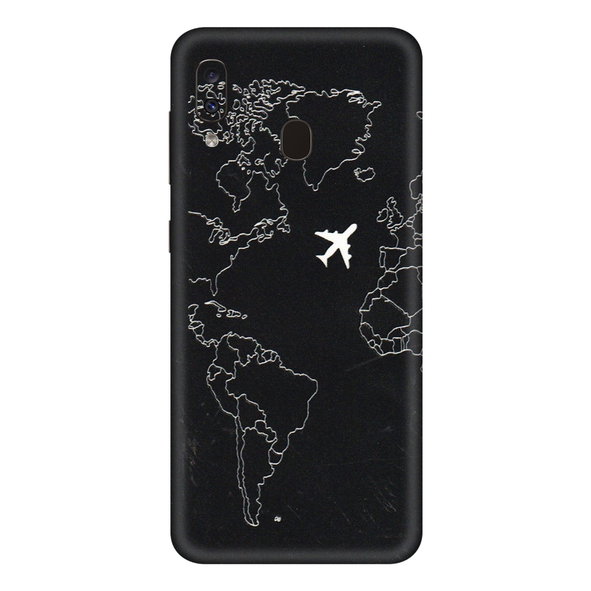 Samsung A/S Series Phone Skins (All Models) - Never Ending Travel - 3D Embossed Finish (L-79) Samsung Galaxy A20E