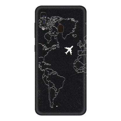 Samsung A/S Series Phone Skins (All Models) - Never Ending Travel - 3D Embossed Finish (L-79) Samsung Galaxy A20E