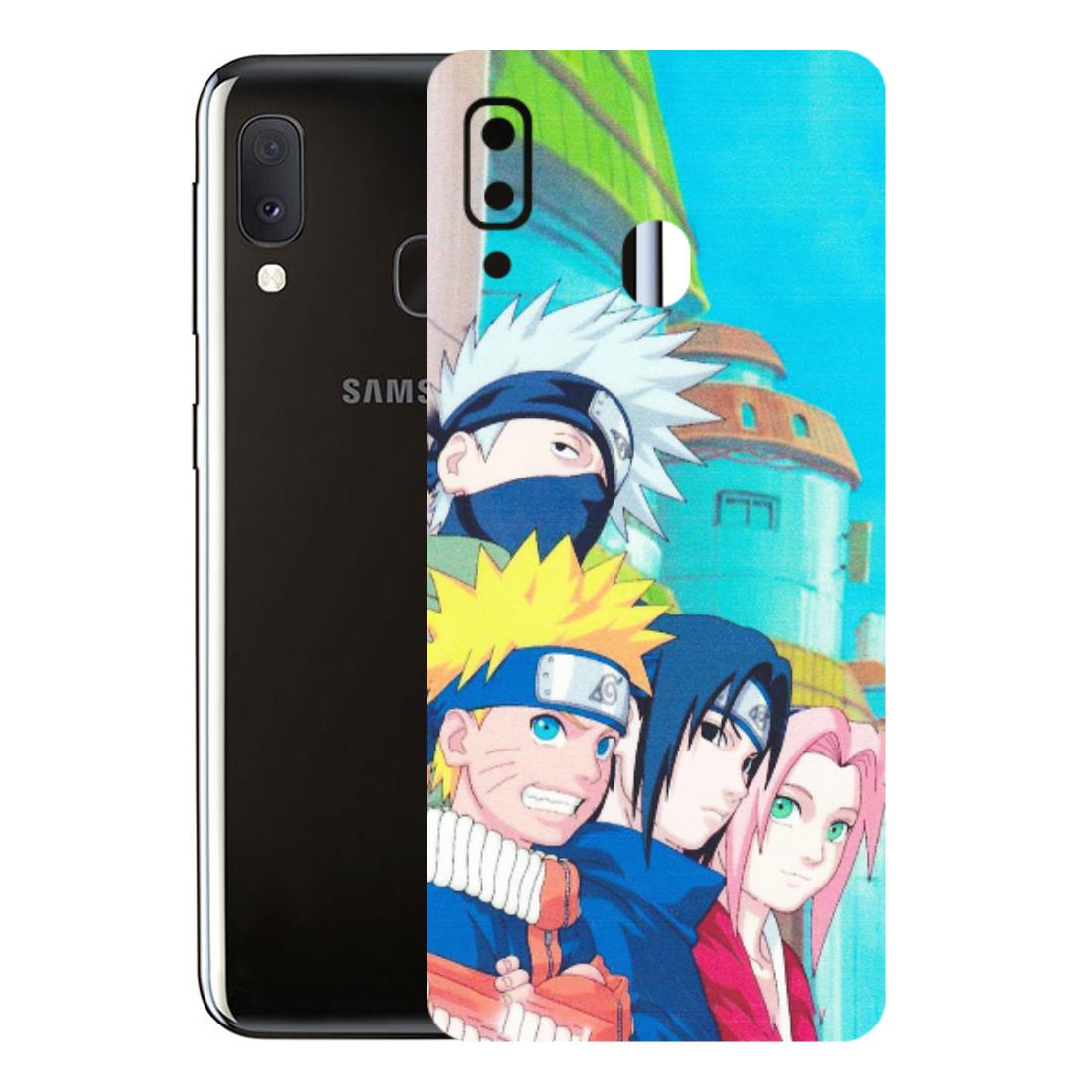 Samsung A/S Series Phone Skins (All Models) - Team Minato And Kakashi - Matte Finish (M-101) Samsung Galaxy A20E