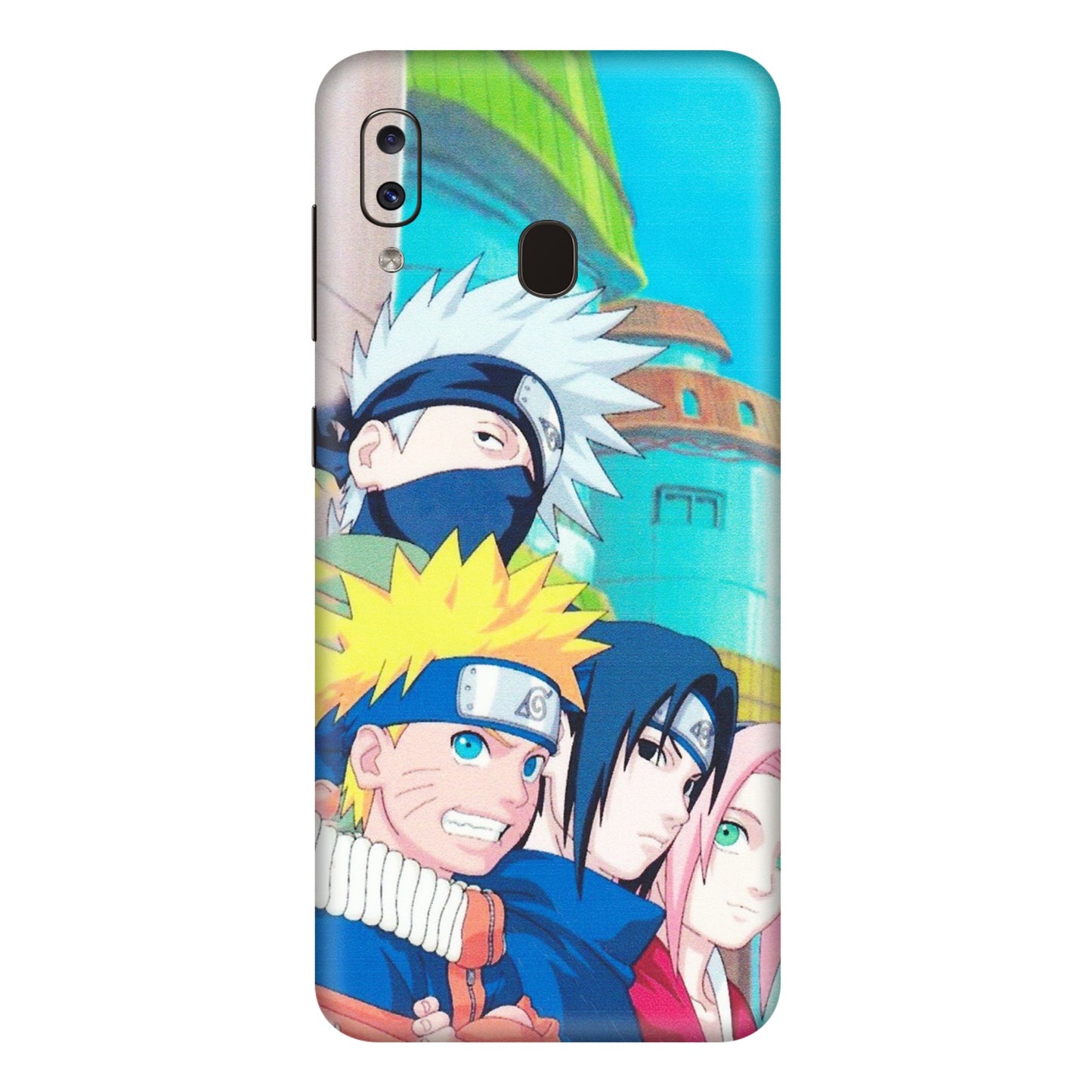 Samsung A/S Series Phone Skins (All Models) - Team Minato And Kakashi - Matte Finish (M-101) Samsung Galaxy A20E