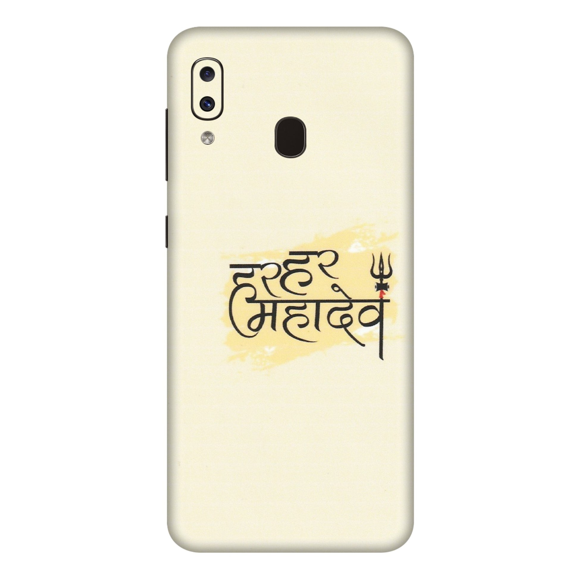 Samsung A/S Series Phone Skins (All Models) - Har Har Mahadev - Matte Finish (M-10) Samsung Galaxy A20E
