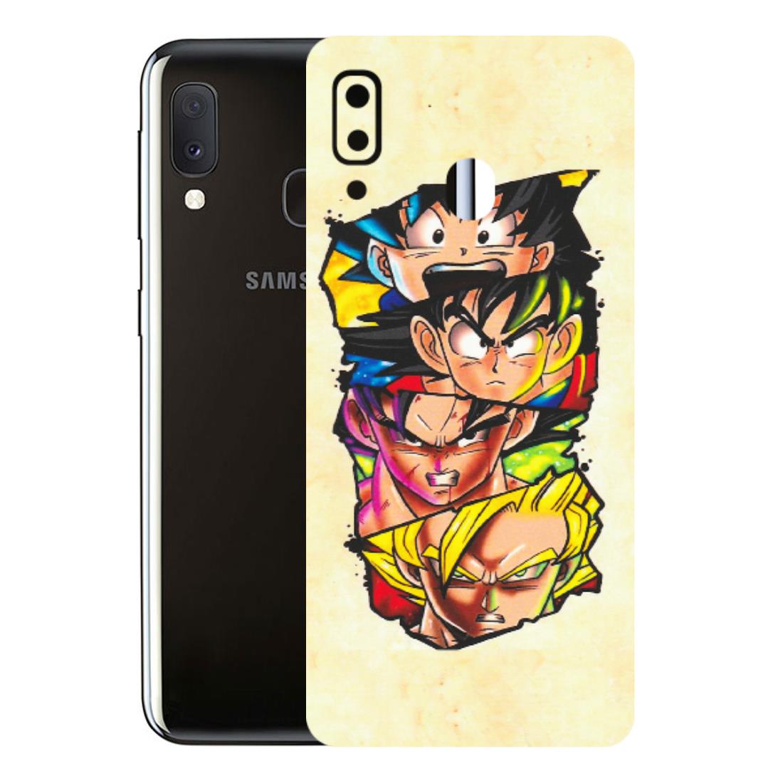 Samsung A/S Series Phone Skins (All Models) - Angry Multi Anime - Matte Finish (M-113) Samsung Galaxy A20E