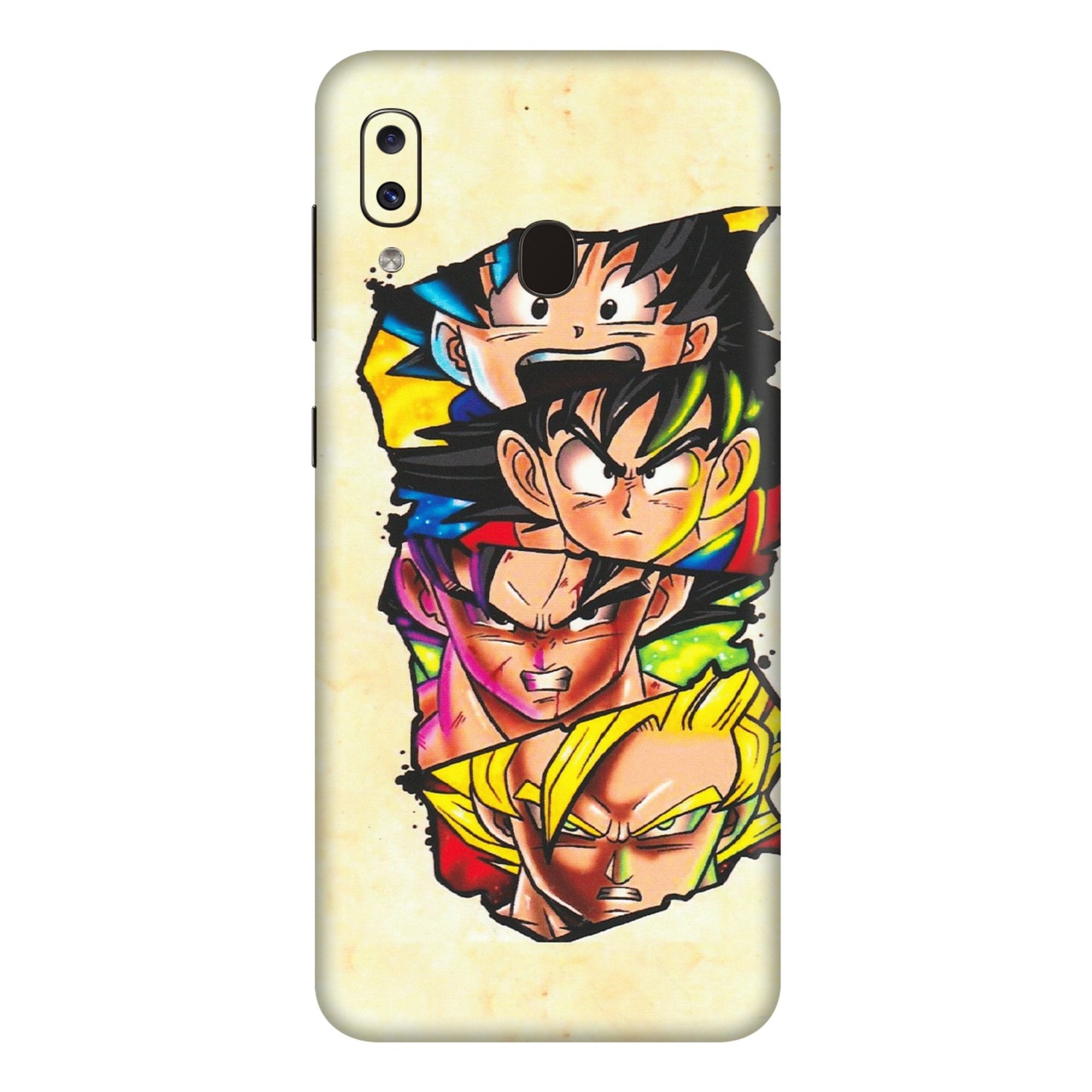 Samsung A/S Series Phone Skins (All Models) - Angry Multi Anime - Matte Finish (M-113) Samsung Galaxy A20E