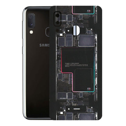 Samsung A/S Series Phone Skins (All Models) - Motherboard Circuit Layout - Matte Finish (M-117) Samsung Galaxy A20E