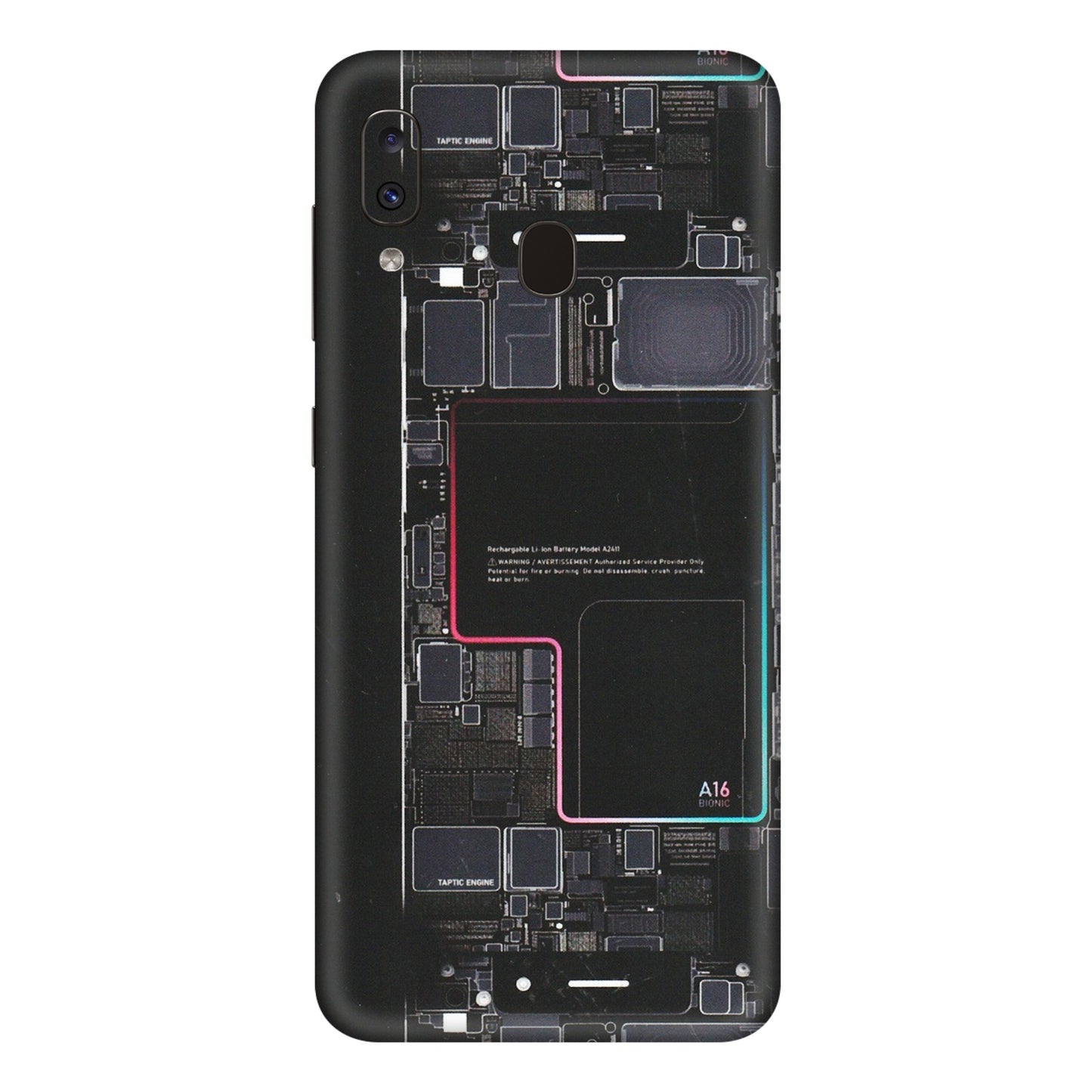 Samsung A/S Series Phone Skins (All Models) - Motherboard Circuit Layout - Matte Finish (M-117) Samsung Galaxy A20E