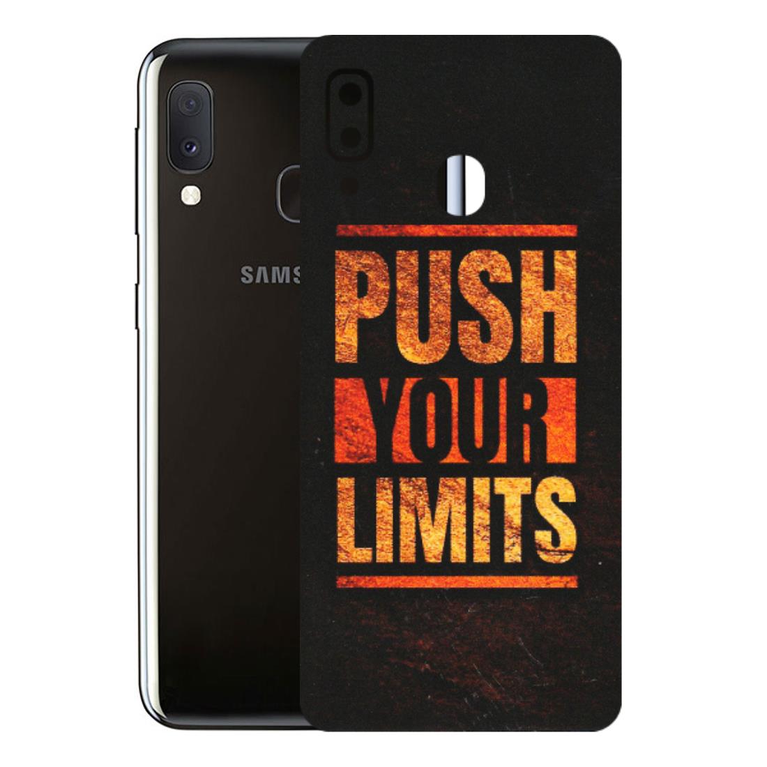 Samsung A/S Series Phone Skins (All Models) - Push Your Limits - Matte Finish (M-118) Samsung Galaxy A20E