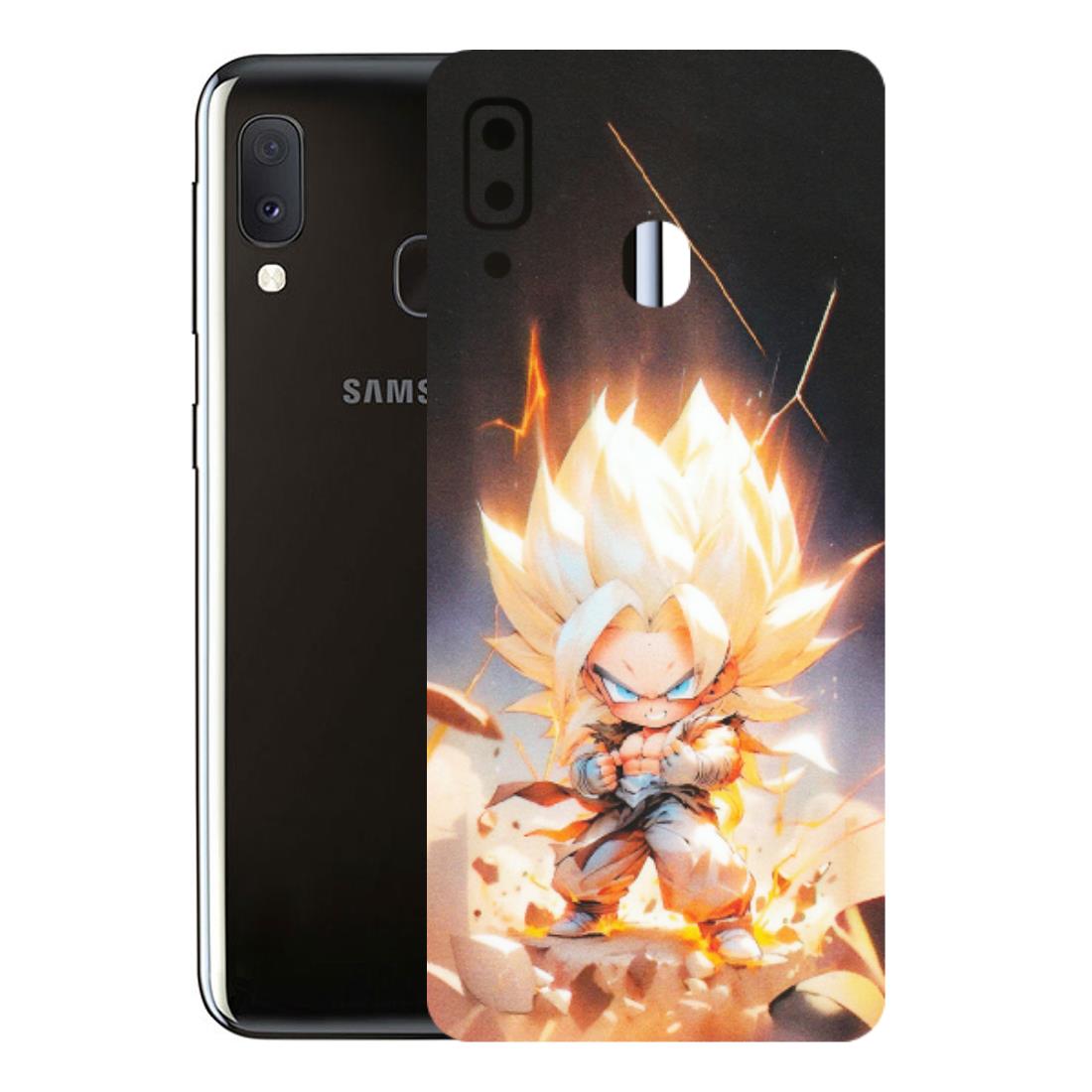 Samsung A/S Series Phone Skins (All Models) - Goku Dragon Cute Anime - Matte Finish (M-131) Samsung Galaxy A20E