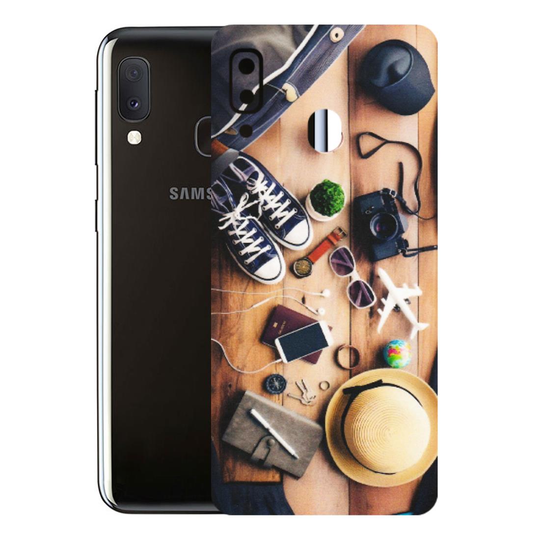 Samsung A/S Series Phone Skins (All Models) - Travel Wanderlust - Matte Finish (M-133) Samsung Galaxy A20E